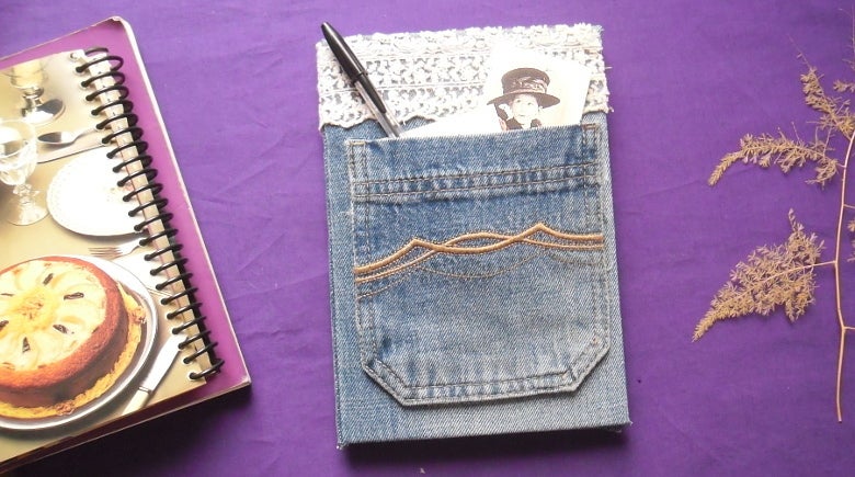 recetario terminado con fondo morado