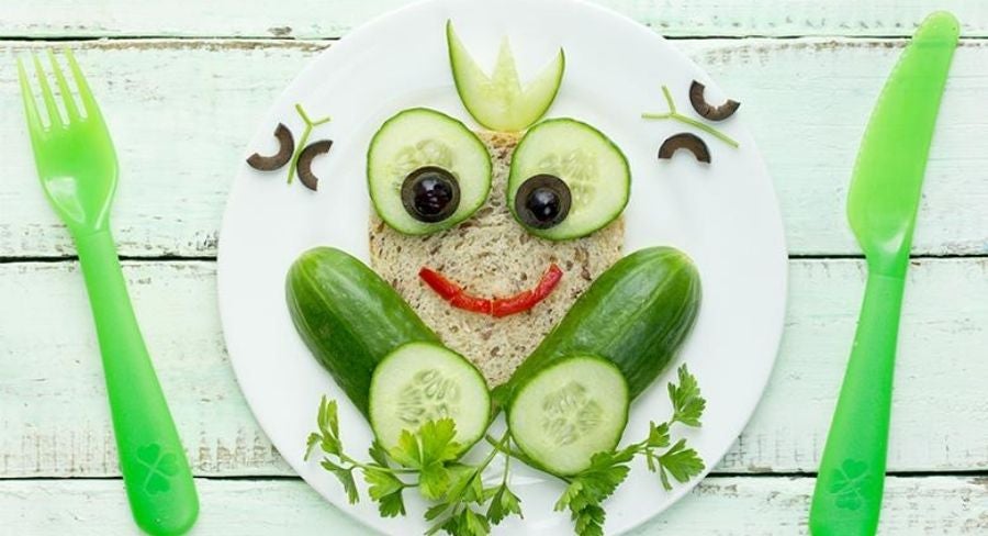 Caritas de sandwiches de verduras