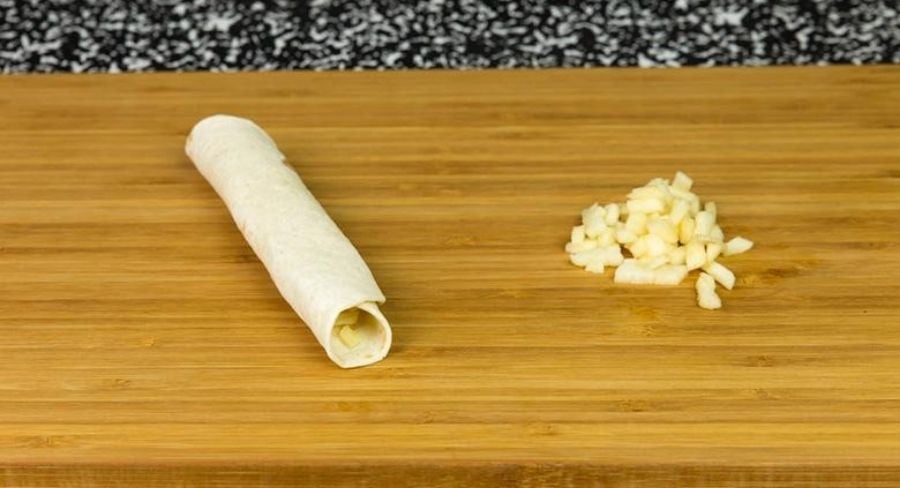 taquitos de manzana