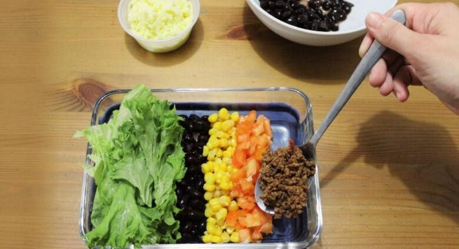 ingredientes ensalada para llevar al trabajo