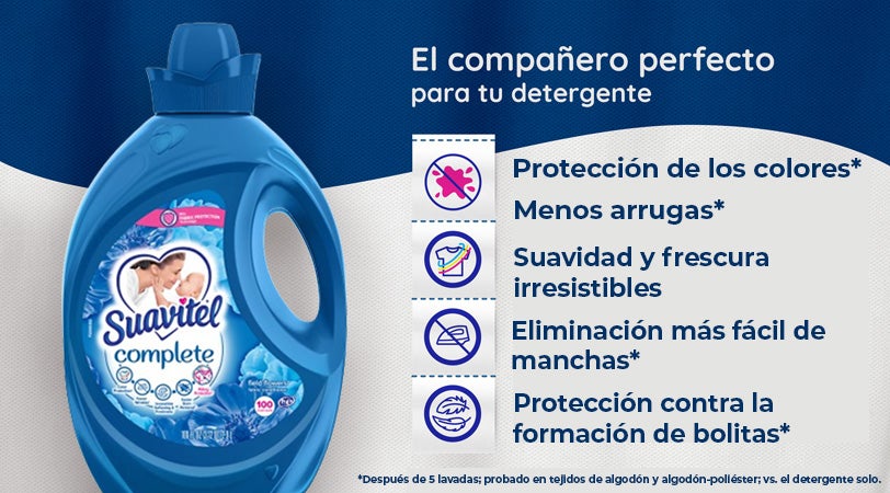 suavitel complete, el compañero perfecto para tu detergente