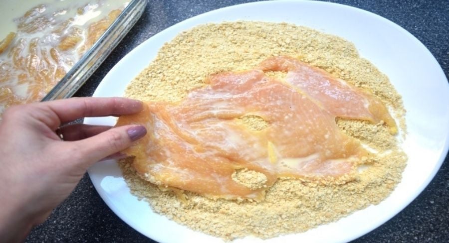 pan para preparar pollo