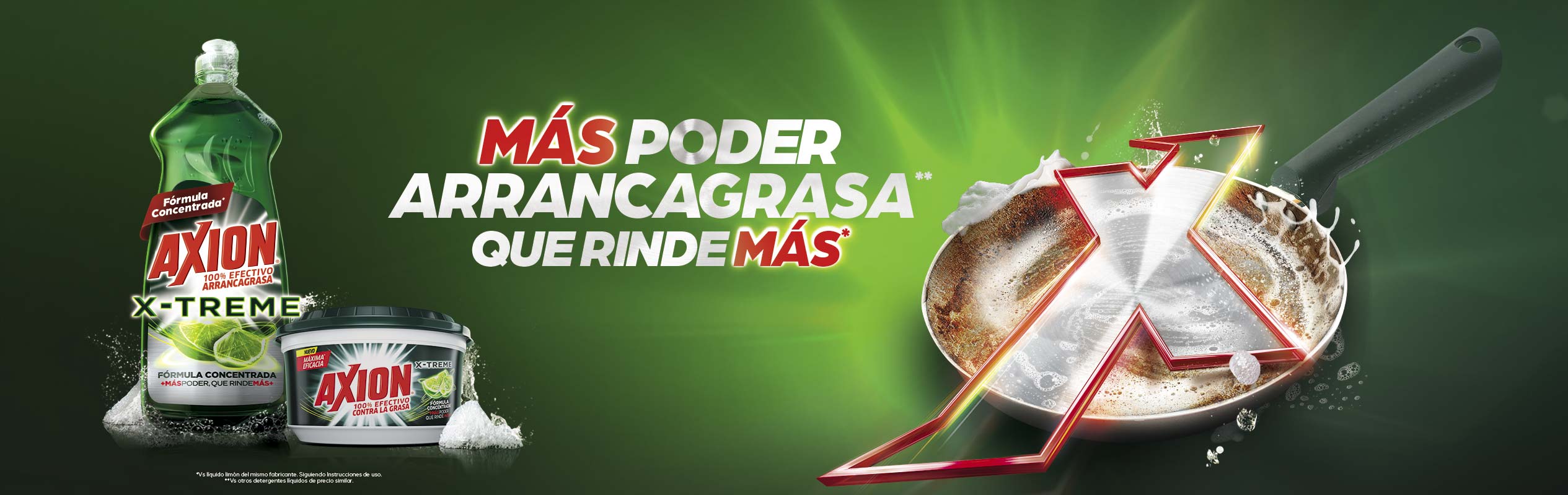 Poder arrancagrasa extremo que te ayuda a quitar el aceite más pegado