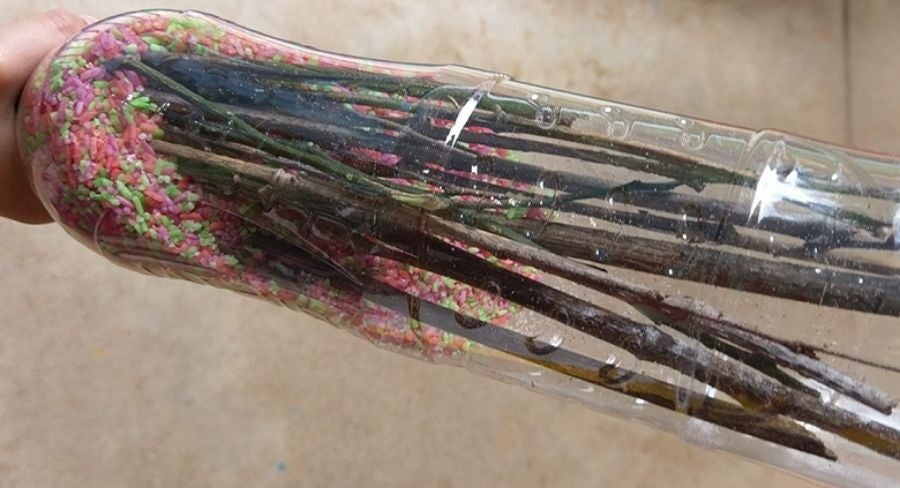 paso a paso para hacer un palo de lluvia en casa