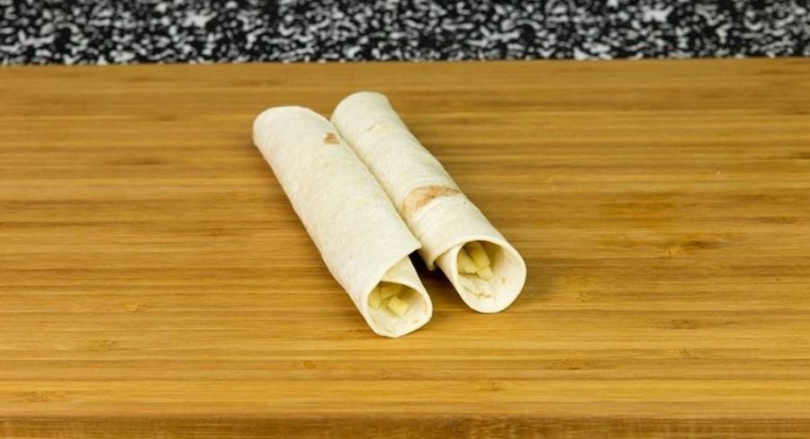 taquitos de manzana