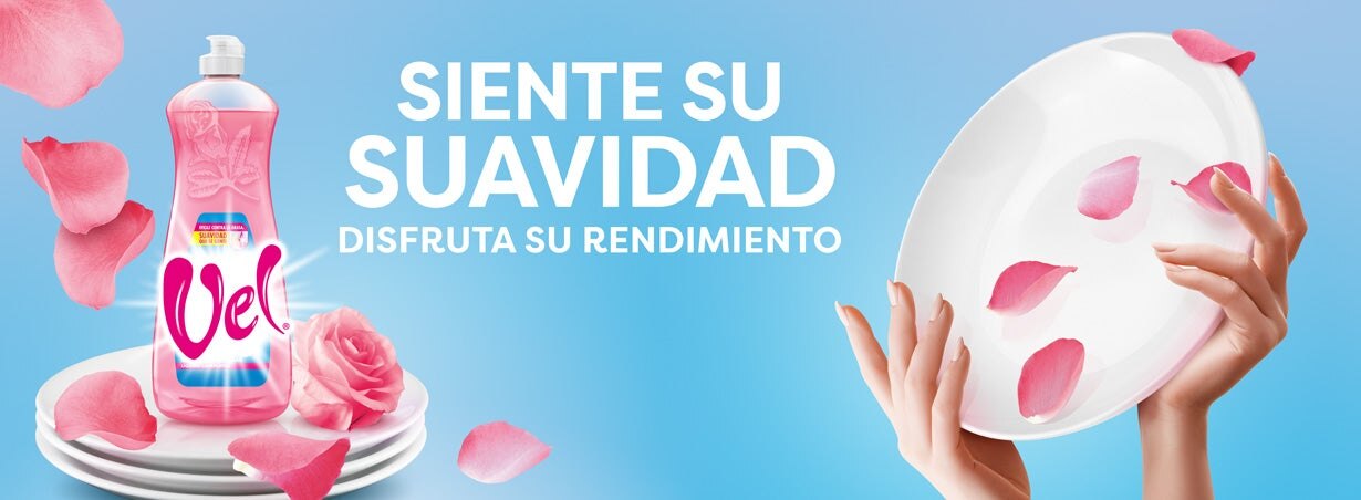 Complementa la limpieza de tus trastes utilizando la fascinante fórmula del Lavaplatos Líquido Vel Loción, podrás optimizar tu tiempo dentro de la cocina facilitando el lavado.  