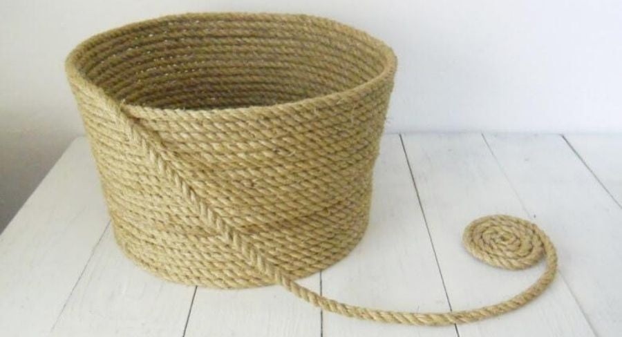 Proceso para hacer cesto para ropa sucia 5