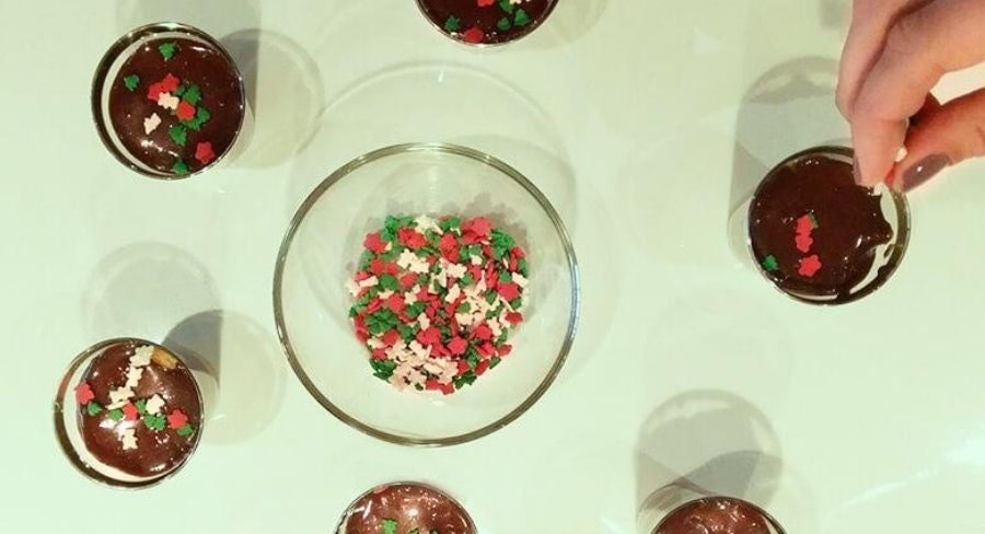 decoración torta de chocolate