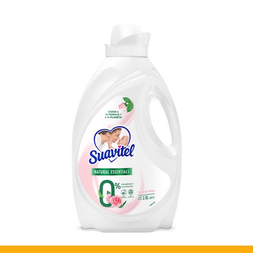 Suavitel Natural Essentials 0% Agua de Rosa 
