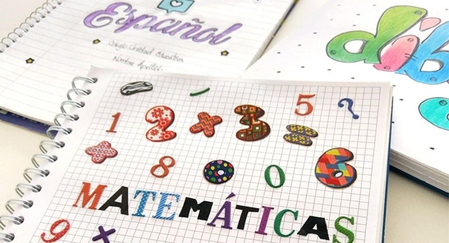 Formas de marcar un cuaderno