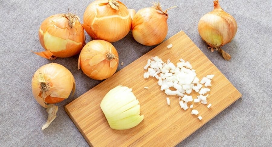 formas de cortar cebolla