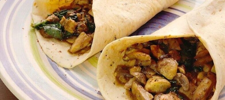 champiñones sofreídos con vegetales