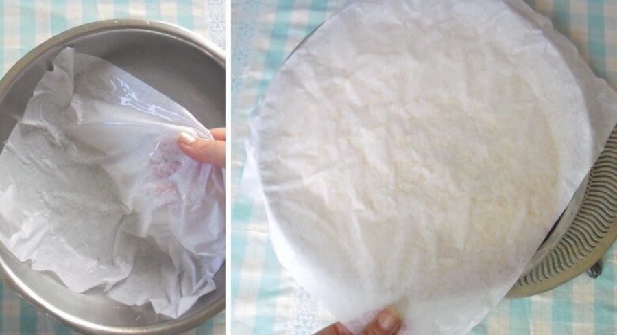 preparación de la torta