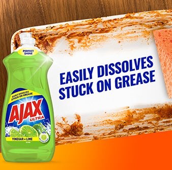 Easily Dissolves stuck on grease
