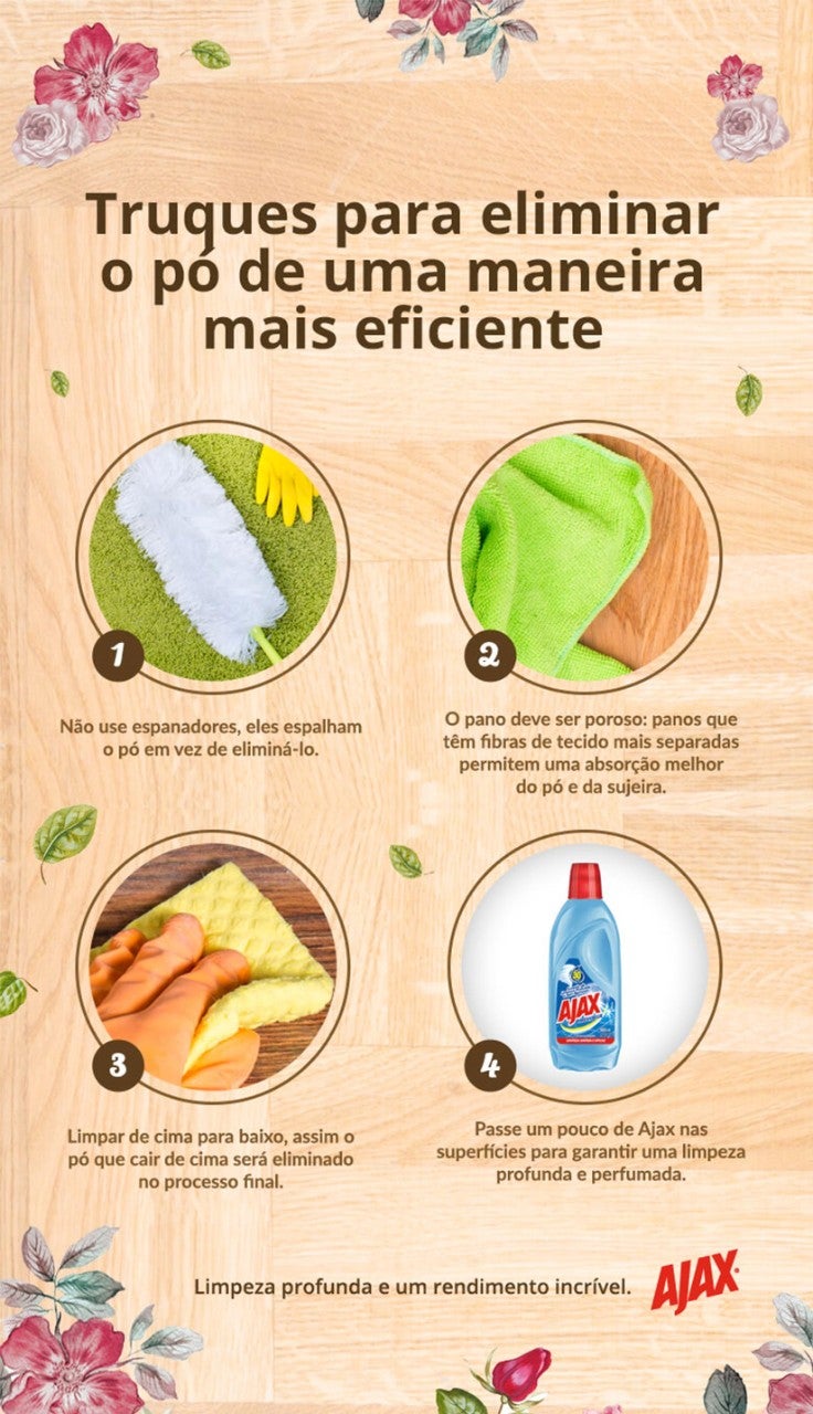 Truques para eliminar o pó de uma maneira mais eficiente | Cuidado da casa