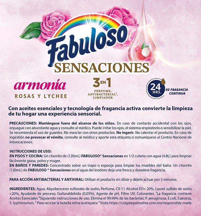 Sensaciones instrucciones de uso