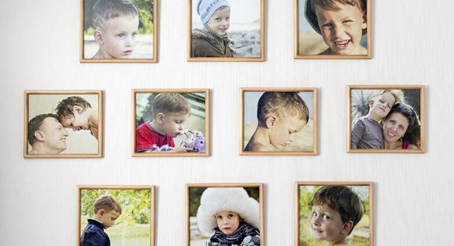 Decoración de paredes modernas con fotografías