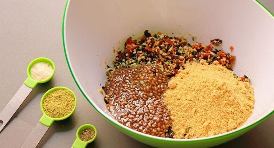 ingredientes en plato