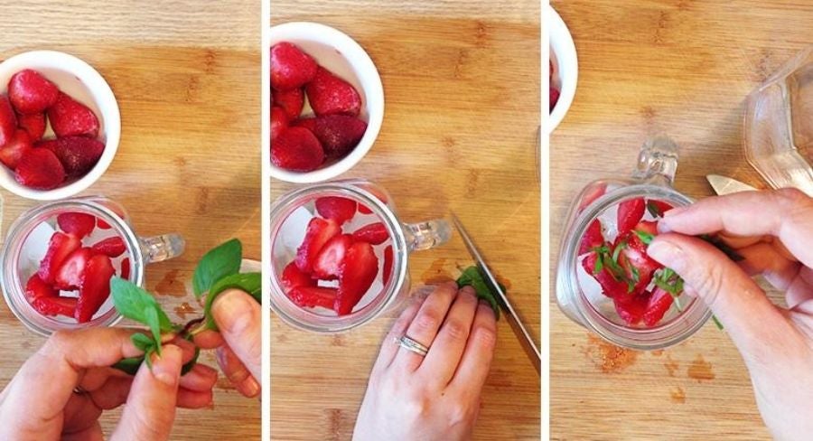infusiones de agua fresca con frutas