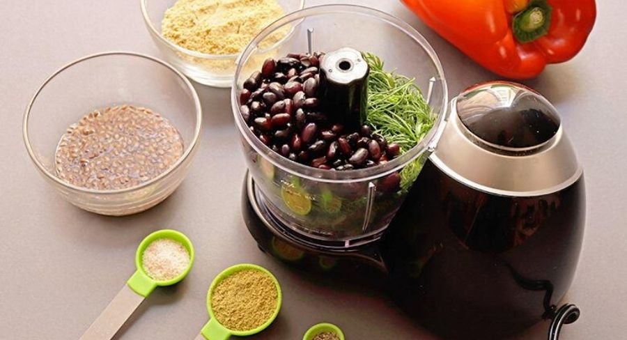 ingredientes dentro de los implementos 