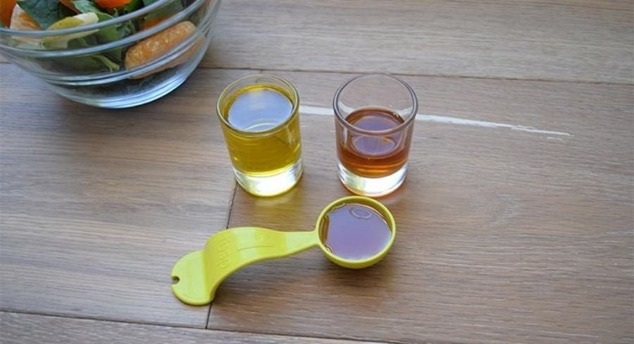 ensalada de espinacas y frutas