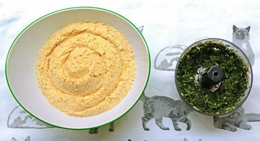 croquetas de falafel mezcla