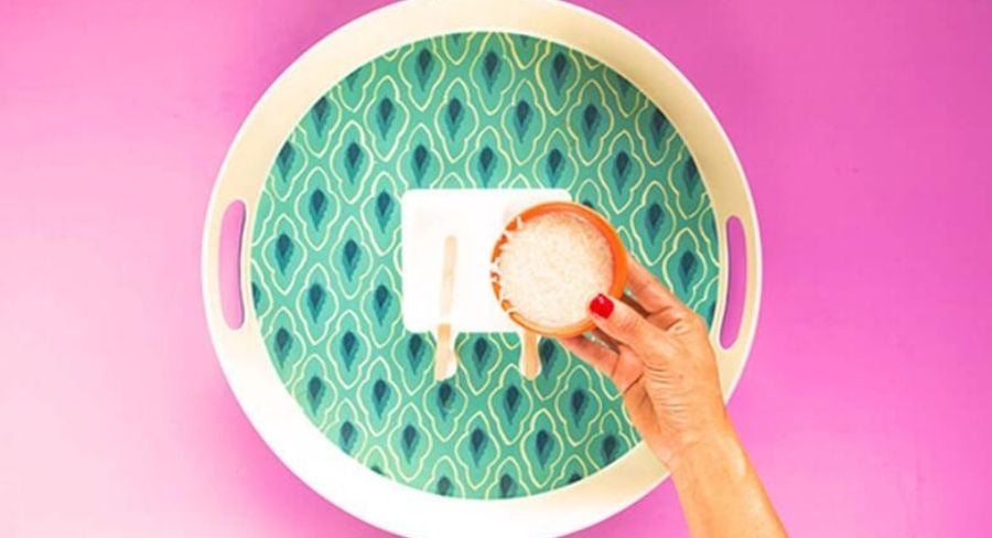 Moldes de paletas de coco