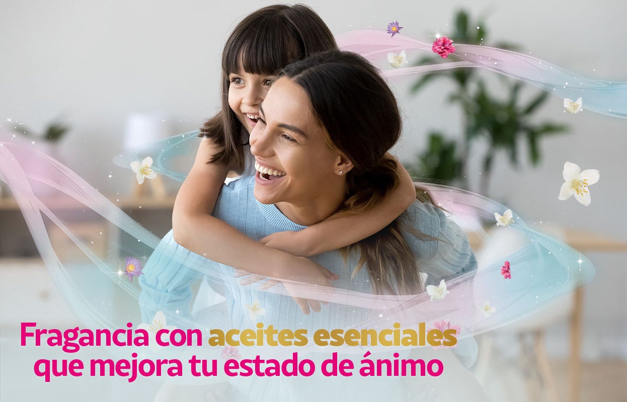 Incorpora a su fragancia aceites esenciales que mejoran tu estado de ánimo, ayudándote a hacer de la limpieza de tu hogar, una experiencia sensorial  