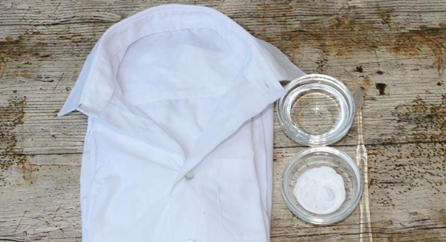 Proceso para blanquear y despercudir el cuello de las camisas 5