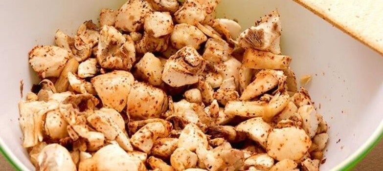 mezcla de champiñones y especias