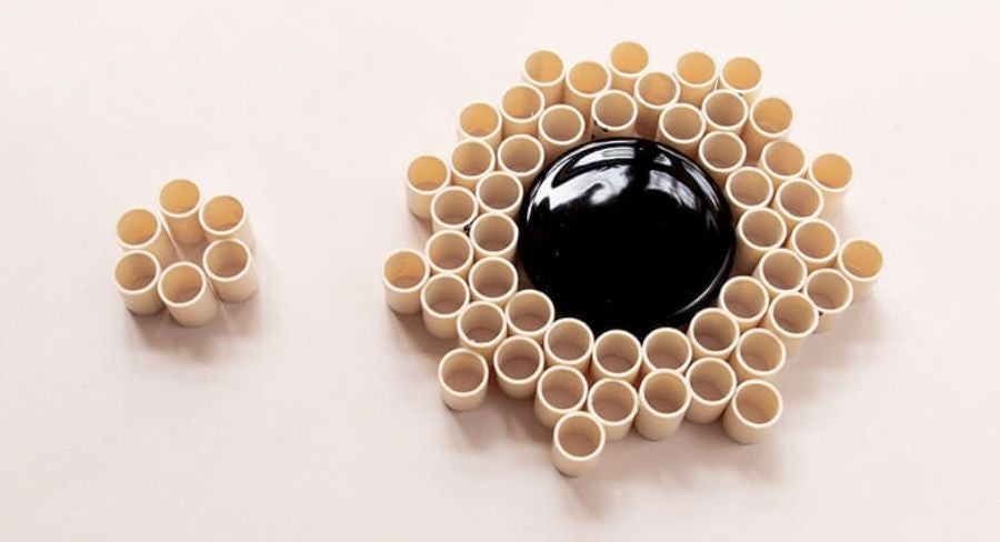 paso a paso para hacer adorno navideños con tubos de pvc