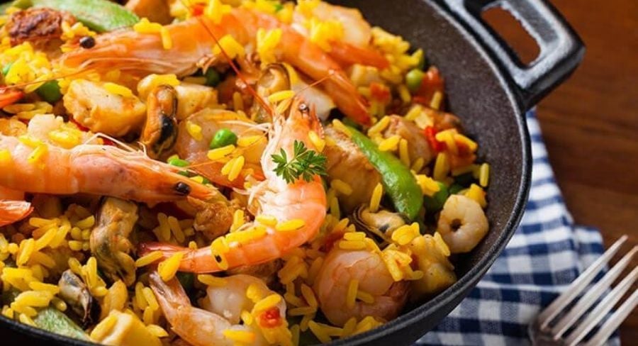 Deliciosa receta para preparar paella de marisco