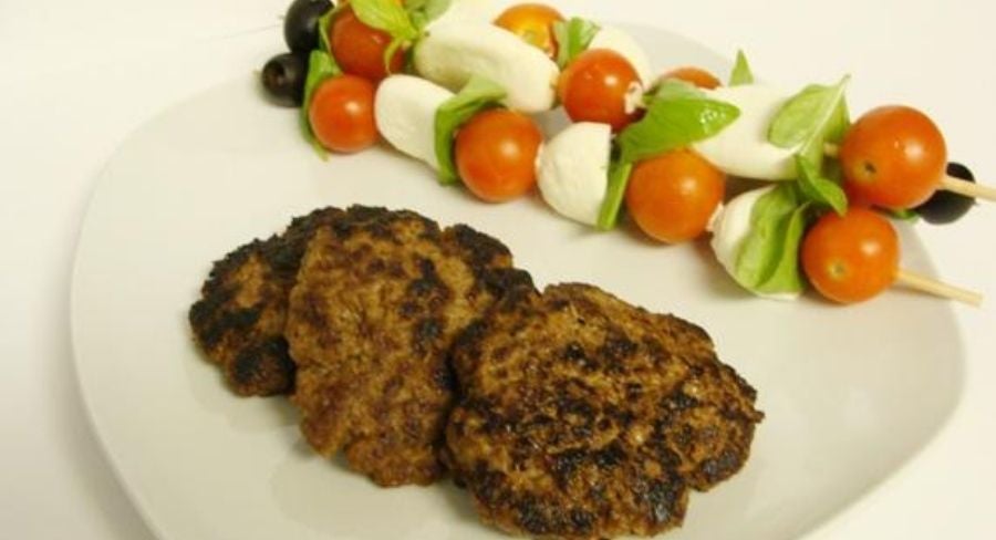 brocheta de ensalada en menos de 5 minutos