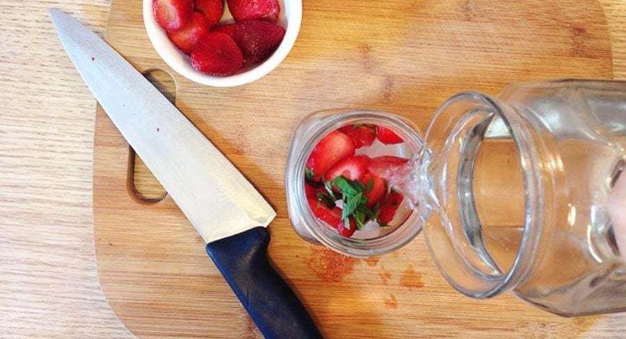 infusiones de agua fresca con frutas