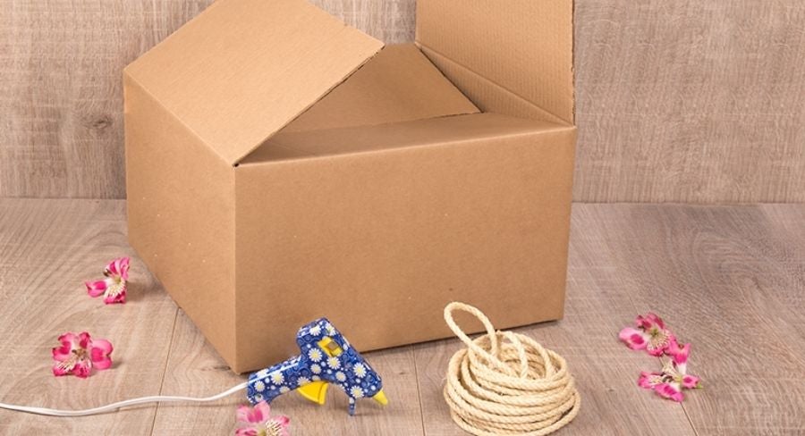 paso a paso para decorar tu casa con cajas de cartón