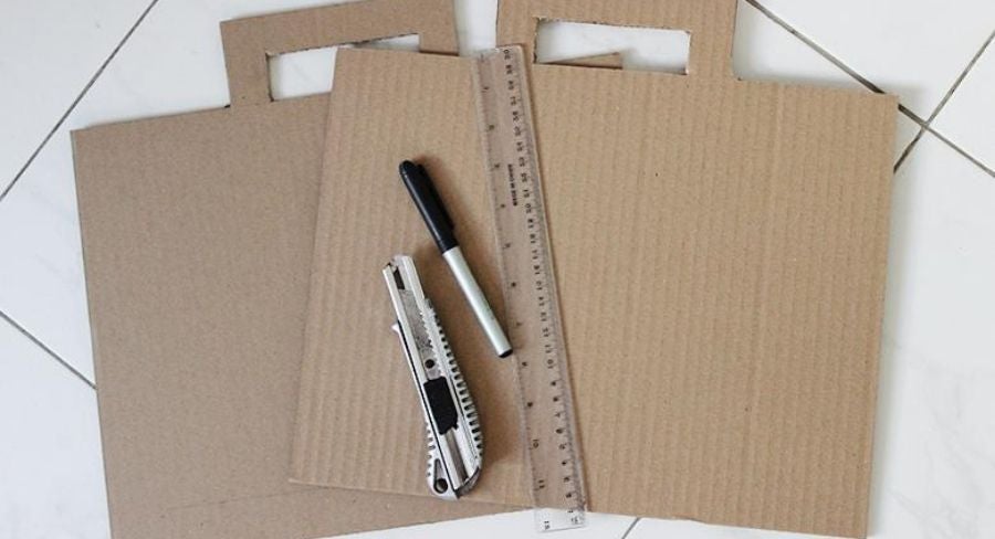 Cómo hacer portafolio de juguete para niños con cartón