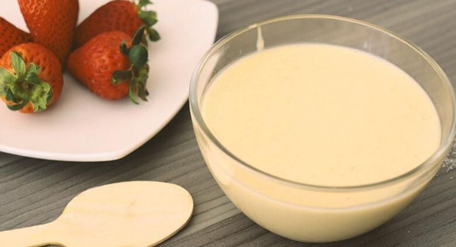 leche-condensada-con-fresas
