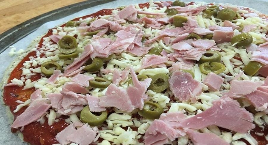 pizza lista para hornear