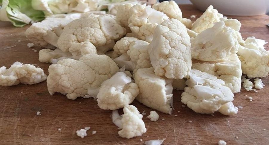 coliflor sin hojas