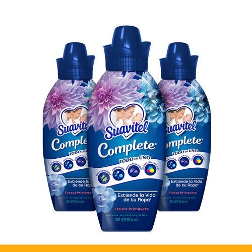 Suavitel Complete Fresca Primavera 3 x 800ml